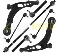 Kit bras de suspension avant compatible FIAT PUNTO 188 triangle, rotule, biellette 8 pièces