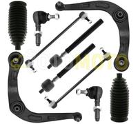 Kit bras de suspension avant compatible PEUGEOT 206 composé de 10 pièces