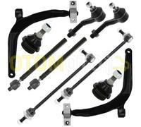 Kit bras de suspension avant compatible PEUGEOT 406 composé de 10 pièces