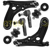 Kit bras de suspension avant compatible POLO 6N 6N1 triangle, rotule, biellette 8 pièces