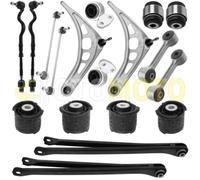 Kit bras de suspension avant et arrière compatible BMW 3 E46 98-05 triangle, rotule, biellette 18 pièces