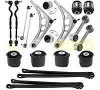 Kit bras de suspension avant et arrière compatible BMW 3 E46 98-05 triangle, rotule, biellette 18 pièces