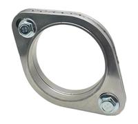 Kit Bride Silencieux D'échappement Universel 2 Trous En Acier Inoxydable 304 51 Mm 63 Mm 76 Mm Embout D'échappement(2.75 inch 70)