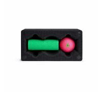 Blackroll Kit Block Set – Massage myofascial & étirements – Bloc noir, mini rouleau vert, balle rose