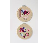 Kit Broderie Duo Envolée D'anémones