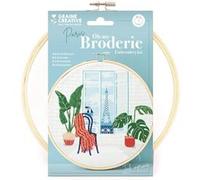 Kit Broderie partielle Paris 20cm Vert G