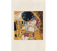 DMC - Le Baiser de Gustav Klimt Kit de point de croix avancé | Belle idée cadeau