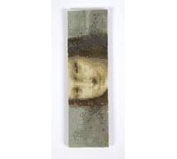 Kit Broderie Point De Croix Marque Page Mona Lisa