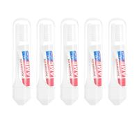 Kit Brosse A Dent Voyage, Lot de 5 Brosse A Dent Voyage avec Mini-Dentifrice, Brosse A Dent De Voyage Pliable, Mini Brosse à Dents Pliable pour Enfants, Adultes, Camping, Sortir Jouer