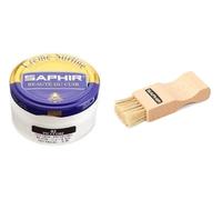 Kit brosse applicateur pommadier crème surfine cirage cuir pot 50ml incolore SAP