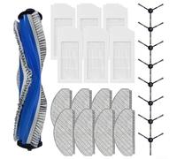 Kit brosse d'aspirateur et filtre avec serpillères pour Bosch Spotless BCRC1W BCRD1W BCRC2W BCRD2W Système de nettoyage des sols (B)