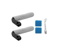 Kit brosse éponge rouleau pour aspirateurs Eureka NEW430 & Jonr ED12, 2 rouleaux de rechange + 2 éponges + 1 brosse de nettoyage, flanelle douce en microfibre haute densité pour une protection douce