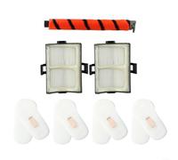 Kit brosse et filtre pour aspirateur Shark HZ500, HZ500UK, HZ500UKT - Comprend 1 rouleau doux, 4 filtres en mousse, 4 filtres en feutre, 2 filtres moteur anti-post