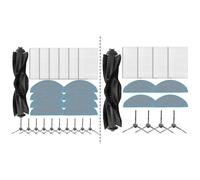 Kit brosse latérale principale, filtre et serpillère pour ILIFE V20, Vyzzle D10, Laresar L10, Lydsto R1D Edge, Roidmi Eve/Rook S, 1 ensemble