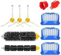 Kit brosse pour Roomba série 600 - Kit de 10 pièces accessoires pour aspirateur robot.