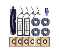 Kit Brosse Principale pour Eufy pour x10 Pro pour omni Kit Brosse | Brosse principale pour robuste, élimine saletés tenaces, sols durs et tapis, compatible pour x10 Pro
