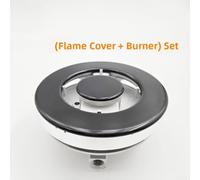 Kit Brûleur pour gaz Complet avec Couvre-Feux et Chapeaux pour Plaque de Cuisson - Aluminium Haute Température Entrée d'Air Optimisée Compatible pour gaz Naturel et pour lpg Ensemble 3