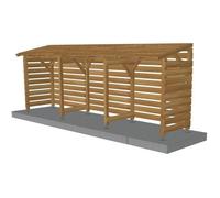 Kit Buches 6m - Couvert - Cl3 Marron - Jardinatoire