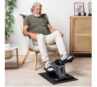 Kit Bundle Sport Fitness Pédalier + Tapis - Pédalier statique - Velora - Tapis antidérapant - Résistance réglable - Compteur LCD