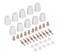 Kit Buse Chalumeau Soudage Tube Contact Diffuseur Cuivre 40 Pièces