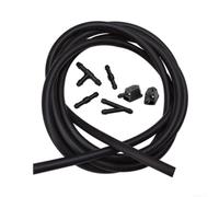Kit Buse Lave-Glace Pare-Brise pour avant avec Tuyau et Raccord, | Gicleur Eau Réglable en Plastique ABS pour Entretien pour voiture et Remplacement Pièce