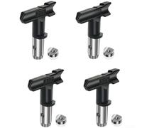 Kit Buses Acier Trempé pour Pulvérisateur pour airless - Buse Haute Précision Latex et Enduit - Résistant à l'Usure 4.3x1.1cm(4PCS)