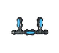 EDG Kit by Pass Piscine Diamètre 50 - Bypass Chauffage Pompe A Chaleur pour Piscine - Diamètre ø 50 mm pour Tubes PVC Rigides Ou Flexibles - pour connecter Une Pompe à Chaleur en Sortie 50