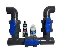 Kit By Pass Piscine/SPA Complet Ø50 mm pour pompe à chaleur