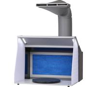 Kit cabine d'aérographie 405 x 330 x 355 m, système d'aspiration aérographe Tragabre, cabine d'aérographie système d'aspiration 5,2 m³/min avec double ventilateur pour le modélisme aérographe, les tra