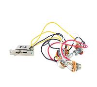 Kit Câblage Circuit Guitare, Commutateur 5 Voies, Contrôle Volume et Tonalité, Compatible Multi - modèles - Installation Facile, Son Professionnel, Durable