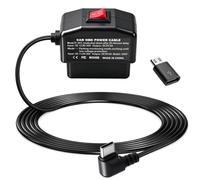 Kit Câblage OBD Dashcam USB-C Mode Parking 24/24 12-24V 5V/3A Protection | Prise OBD2 pour dashcam, surveillance parking 24/24, alimentation USB-C 5V/3A, protection batterie basse tension
