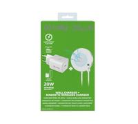 Celly Kit câble et chargeur sans fil magnétique universel secteur intérieur Blanc