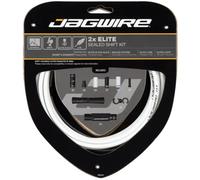 Kit câble de dérailleur Jagwire 2X Elite Blanc