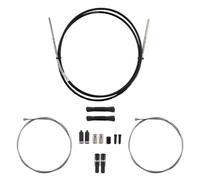 KIT CABLES/FUNDAS FR.SRAM SLICKWIRE CTRA.5mm NEGRO