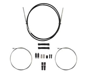 KIT CABLES/FUNDAS FR.SRAM SLICKWIRE CTRA.5mm NEGRO