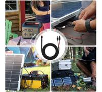 Kit Cables Panneau Solaire 10AWG 10Ft 3m pour Station d Energie Solaire Portable, Compatible avec Goal Zero Yeti Suaoki Renogy Jackery