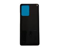 (KIT) Cache batterie + adhésif double face compatible avec Xiaomi MI 11T / MI 11T Pro 5G verre arrière coque arrière arrière arrière autocollant All Black