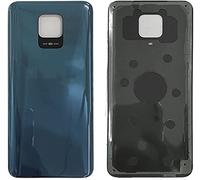 kit Cache-Batterie + adhésif Double Face Compatible pour Xiaomi Redmi Note 9 Pro/Note 9S M2003J6B2G - Pièce de Rechange en Verre arrière - Coque arrière + Autocollant (Grey)