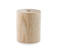 Kit Cache Douille Cylindrique en Bois Brut 65mm à Personnaliser : Une Touche Moderne pour Vos Luminaires