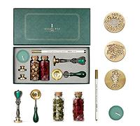 Kit Cachets de Cire Rétro, Joint Vintage Avec 3 Laiton Cachet Sceau Cuillère à Cire, Pour Lettre, Cartes de Voeux, Manuscrites Anciennes, Invitation de Mariage #9