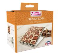 Kit Cadeau Miroir De Sac À Décorer La Voyageuse (Fimo)