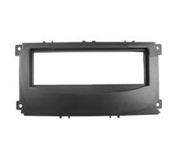 Kit Cadre Fascia D'autoradio 1 DIN pour C-Max pour Kuga pour Focus Player Garniture Panneau Tableau Bord CA4929 Cadre Tableau Bord Radio(Black)