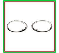 Kit cadres pare-brouillard chromés (Droite-Gauche) Renault Mégane-(Année 2014...