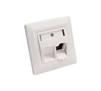 Kit cadres pour RJ45 Bu/LSA insert, SNAP-In, net RAL9010 G