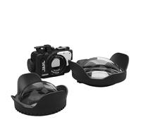 Kit Caisson étanche TG5/TG6 (100 m) + Filtre Rouge + Objectif Grand Angle/Flash for la plongée