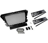 Kit calandre, support PDC et emblème, 2 supports de plaque pour Audi A3 8P 08-13