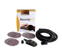 Kit cale manuelle ROUNDY Ø 150 mm avec 15 disques Abranet - MIRKA - KIT00ROUND