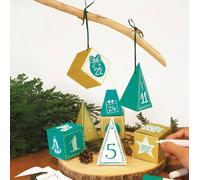 Kit Calendrier de l'Avent - Turquoise et or