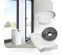 Kit Calfeutrage Climatiseur, Calfeutrage Fenetre Climatiseur, Kit FenêTre Climatiseur Mobile 400cm, Aucun Perçage Requis, Facile à Installer, Pour Climatiseurs Et SéChoirs Mobiles. (400CM)