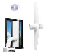 Kit Calfeutrage Climatiseur | Portable Calfeutrage Fenetre Climatiseur | Kit de calfeutrages porte fenetre climatiseux mobile avec fermeture éclair & adhésif | Kits d'isolation thermique d'étanchéité